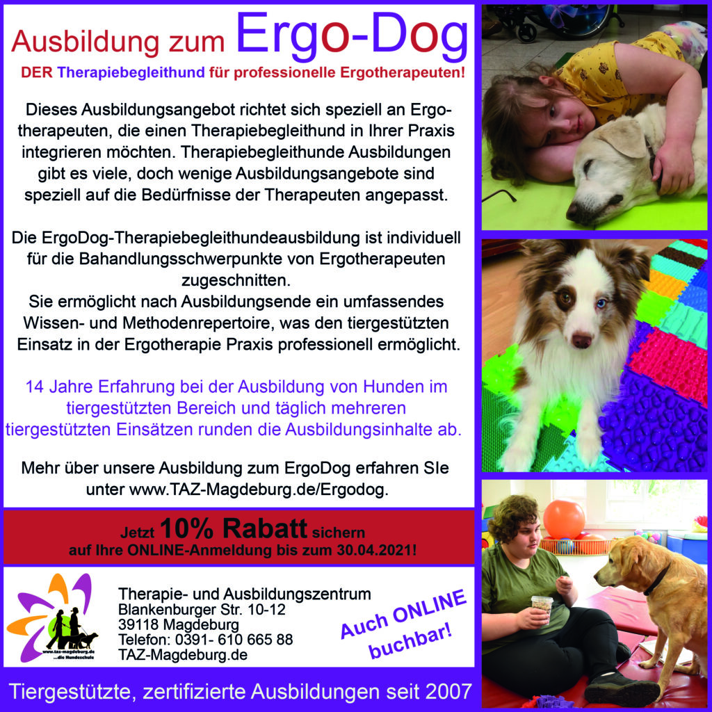 ErgoDog Therapiebegleithund Magdeburg Eisleben Staßfurt Goslar