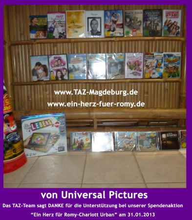 Große Spendenaktion für Romy-Charlott Urban am 31.01.2013