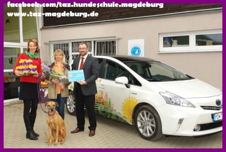 Spendenübergabe für das Tierheim Burg