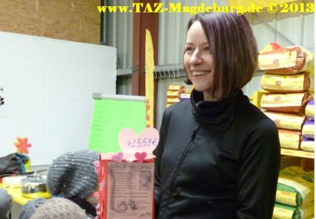 Spendenaktion für Romy-Aktion im TAZ